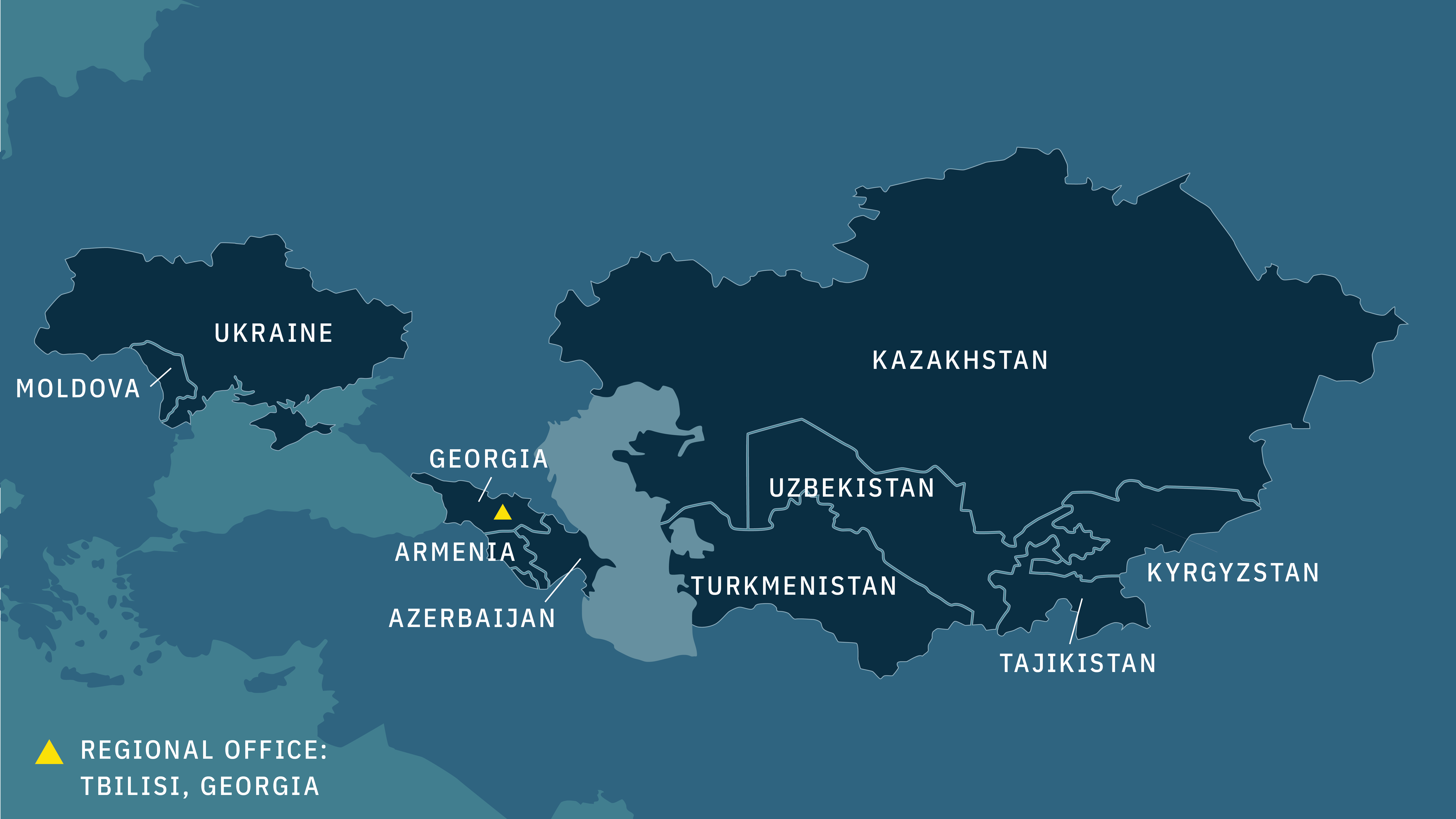 East Europe And Central Asia Map
