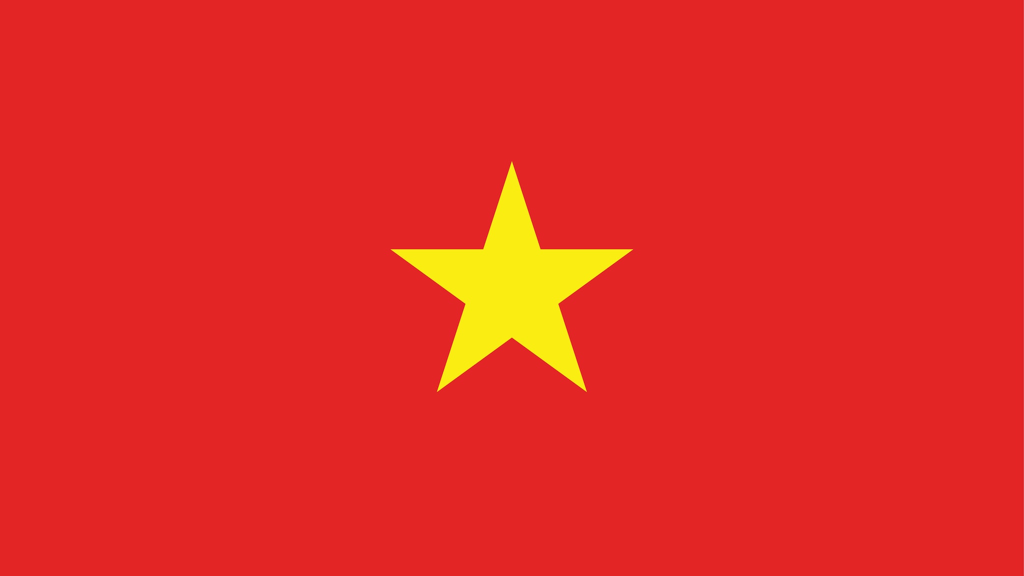 Red rectangle with yellow star in the middle