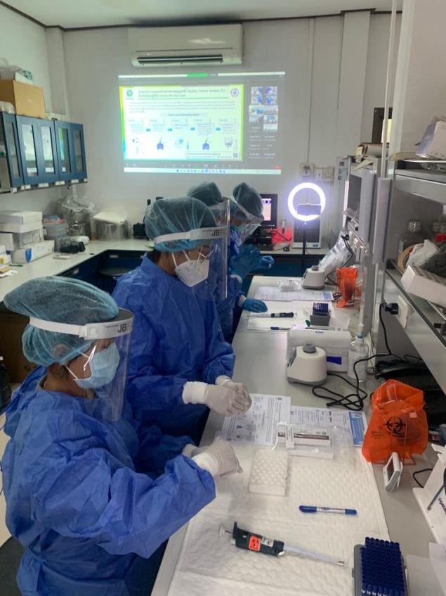training lab techs to perform hiv external quality assessments