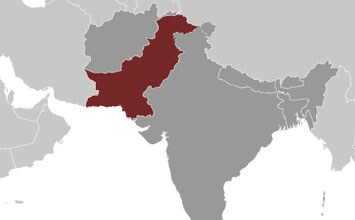 map of Pakistan