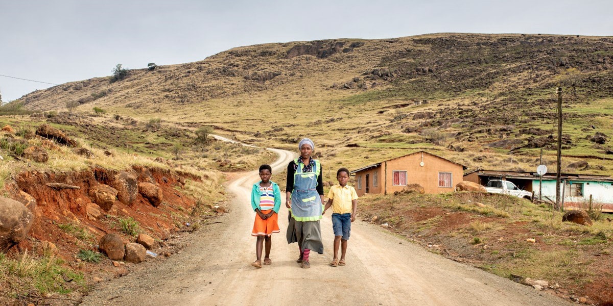 Xolisile Mngadi and her children are on the road to good health