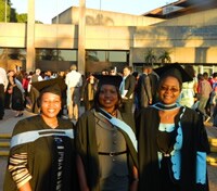 From left to right: Queen Ranoto, Joy Ebonwu, Patience Kweza