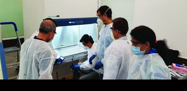 CDC Lab Team in collaboration with U.S. Biothreat reduction program and NSF International