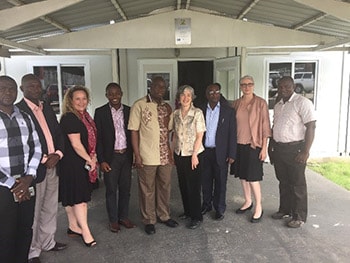 Dr. Dafae, CDC Sierra Leone, and EOC staff met with CDC Principal Deputy Director Dr. Anne Schuchat and STRIVE Team Lead Dr. Barbara Mahon during their recent visit to Sierra Leone.