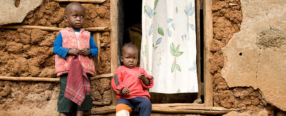 Children in a refugee camp in Kenya. Photo: David Snyder, CDC Foundation.