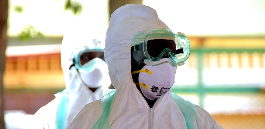 Ebola simulation exercise in Uganda prepared responders to quickly identify the first cross-border Ebola case in June 2019. Photo: Irene Nabusoba