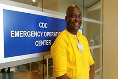 Dr. Amadou Traore of Guinea participated in CDC's Public Health Emergency Management Fellowship during early 2017.