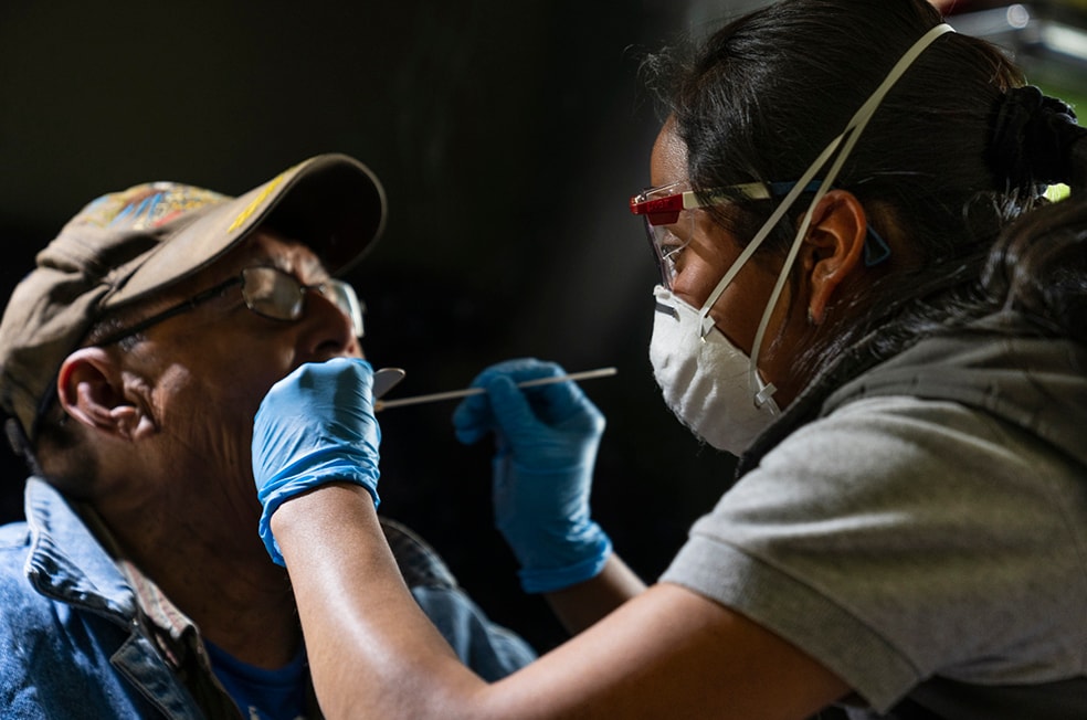 The GDD Regional Center for Central America, CDC’s Division of Vectorborne Diseases, and Universidad del Valle de Guatemala worked closely to collect bat-related pathogen specimens (2012).