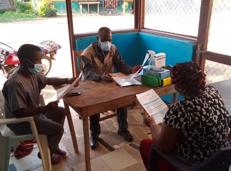 Public health workers in Liberia during COVID-19 response (June 2020). Photo: TEPHINET