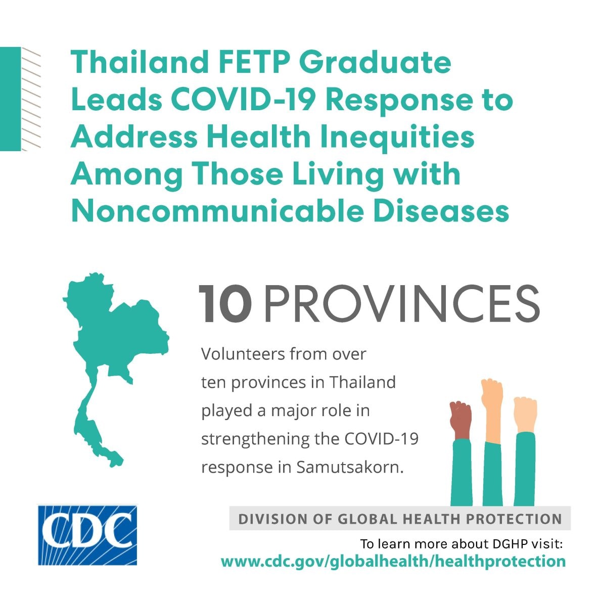Thailand FETP Graduate Leads COVID-19 Response to Address Health Inequities Among Those Living with Noncommunicable Diseases