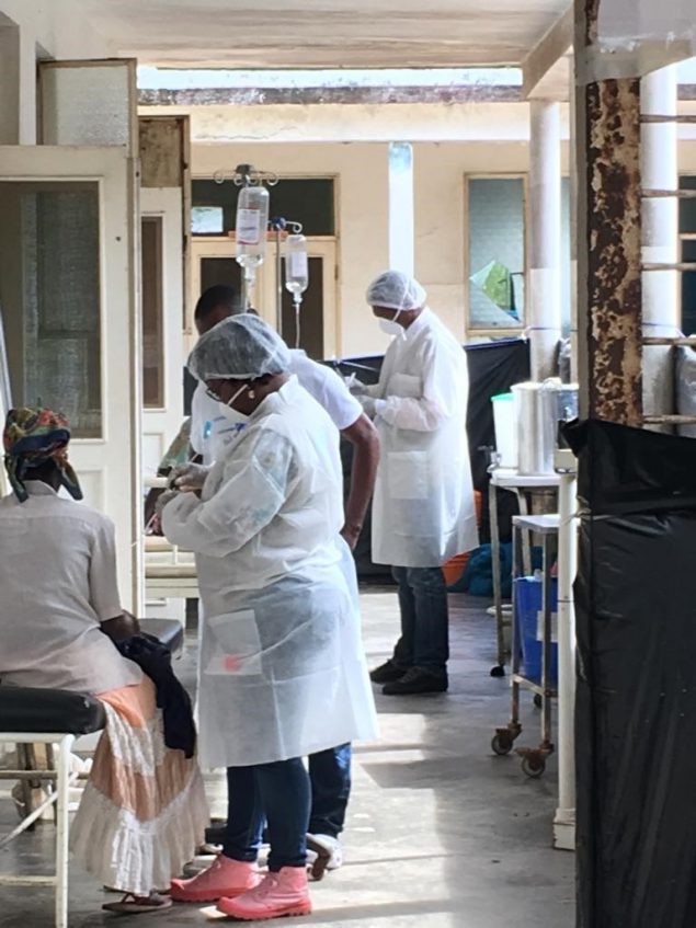 Cholera outbreak investigation and alert monitoring training in Cabo Delgado Province