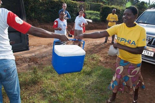 PHIA evaluation being conducted in Rwanda. Credit: Victor Balaban.