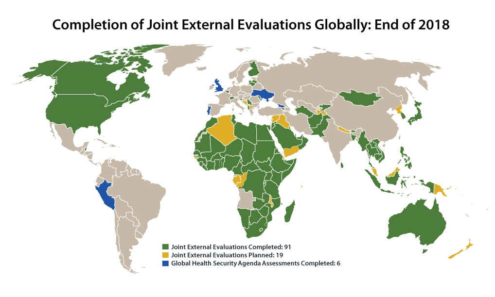 Global Health Security Agenda and Joint External Evaluation Assessments