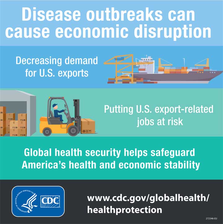 infographic for economic cost of disease outbreaks