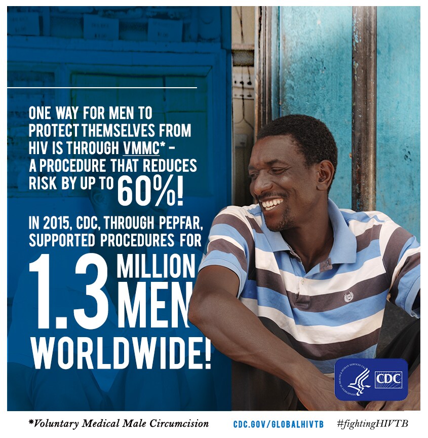 One way for men to protect themselves from HIV is through VMMC*