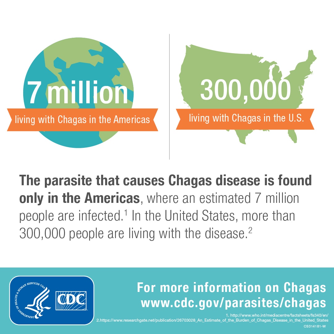 Chagas Disease parasite Social Media Card