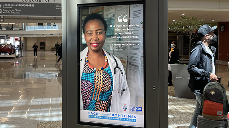 CDC and Atlanta Airport Launch Exhibit to Highlight Global Work to End TB and HIV