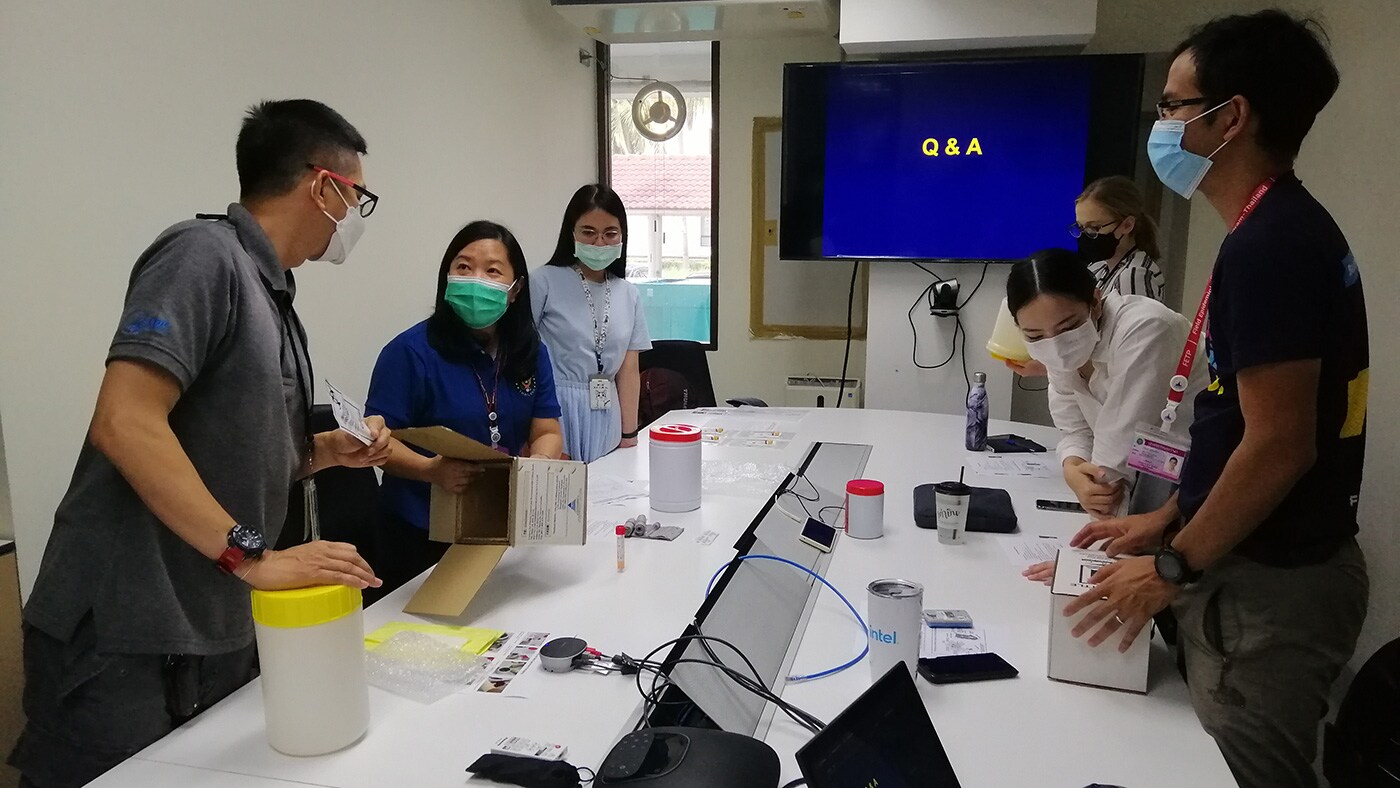 CDC Thailand Laboratory team provides training for front line public health workers