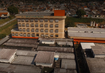 Arial photo of hospital in Manaus, Brazil.