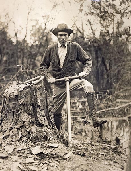 Long before CDC, and even before its predecessor the Office of Malaria Control in War Areas (MCWA) was created 75 years ago, malaria control public health workers used nontraditional methods including dynamite to remove tree stumps in order to dig drainage ditches. Drainage ditches helped remove standing water where the larvae of malaria vectors, such as Anopheles mosquitoes, could be found.