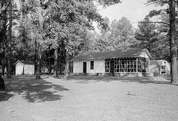 MCWA building in Newton, GA, sometime between 1942 and 1945. Photo from PHIL