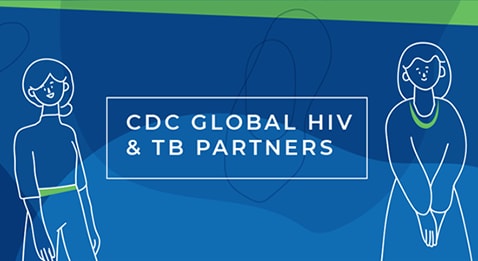CDC Global HIV & TB Partners. Illustration of two women
