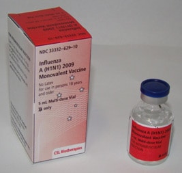 Picture of Influenza A (H1N1) 2009 Monovalent Vaccine