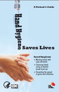 cover of hand hygiene brochure