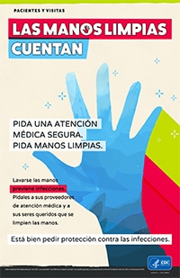 It's Okay to Ask for Protection from Infection Spanish Poster