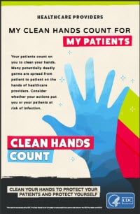 Provider Poster My clean hands count for my patients