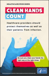 Provider Poster Clean Hands Count