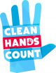 Clean hands count logo