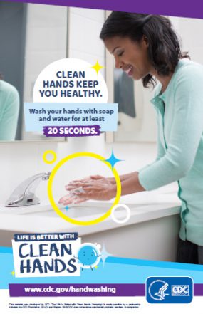 Clean Hands Restroom Poster Thumbnail