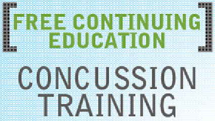 Free Continuing Education. Concussion Training.