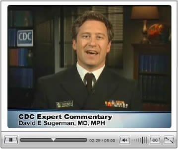 CDC expert David Sugerman, MD, MPH.
