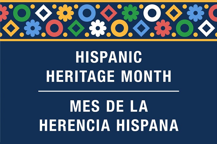 Hispanic Heritage Month graphic for homepage