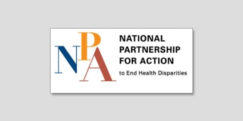 National Partnership for Action to End Health Disparities logo