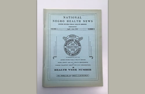 cover image of National Negro Health News publication 1933
