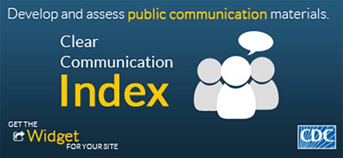 Clear Communication Index Widget