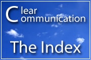 Clear Communication Index