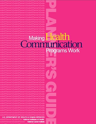NIH National Cancer Institute's Making Health Communication Programs Work