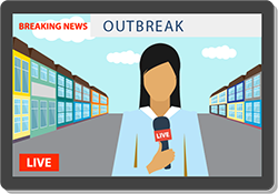 Breaking News Outbreak Infographic