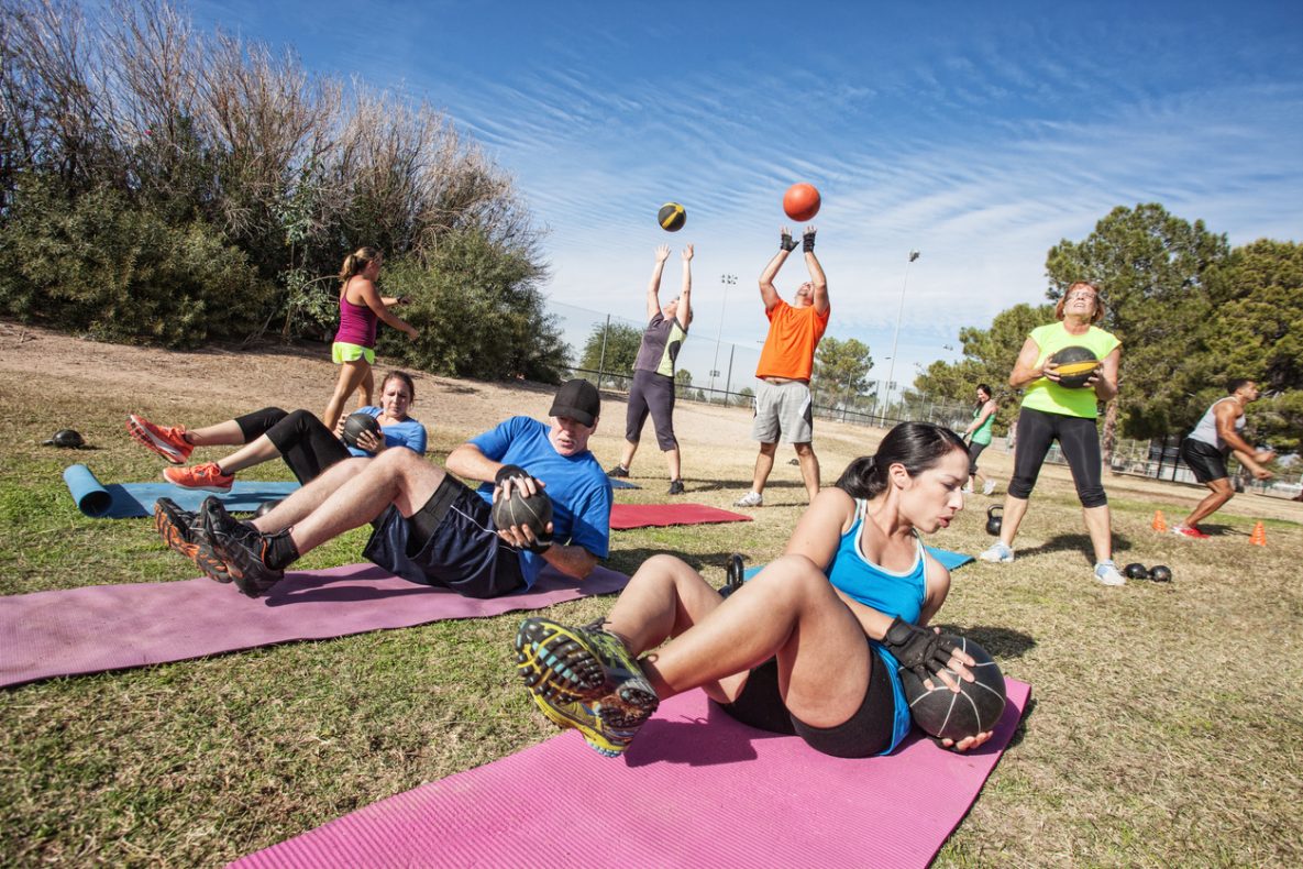 Outdoor Bootcamp Fitness Class