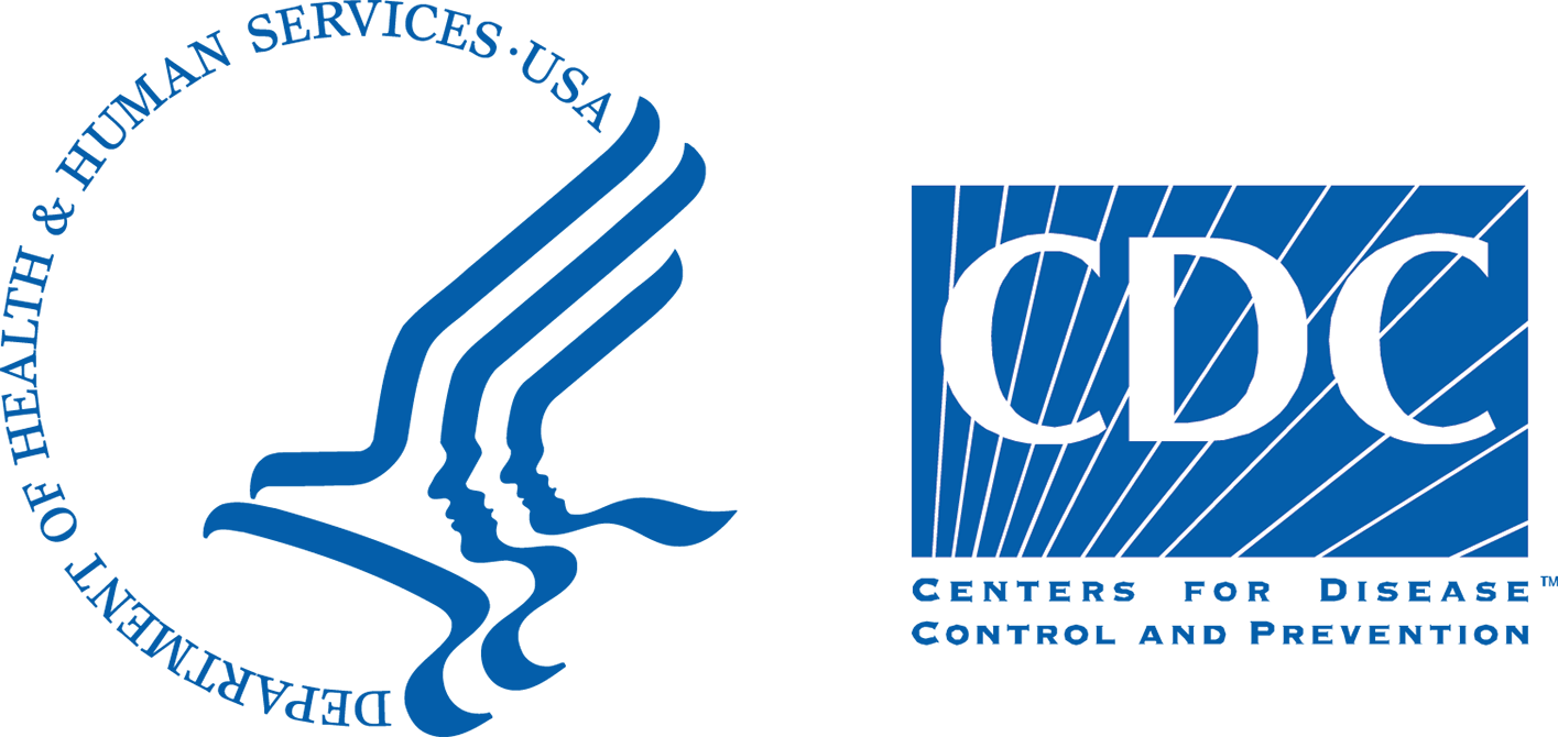 US Department of Health and Human Services logo and Centers for Disease Control and Prevention logo
