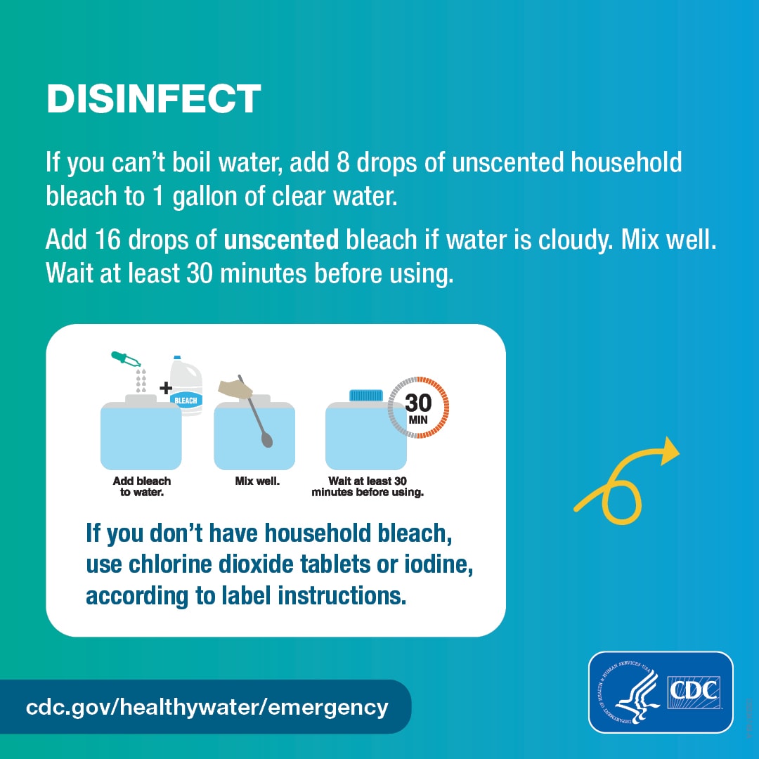Make Water Safe: Disinfect - for Instagram