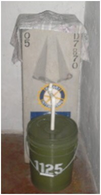 Locally-made concrete slow sand filter Pure Water for the World