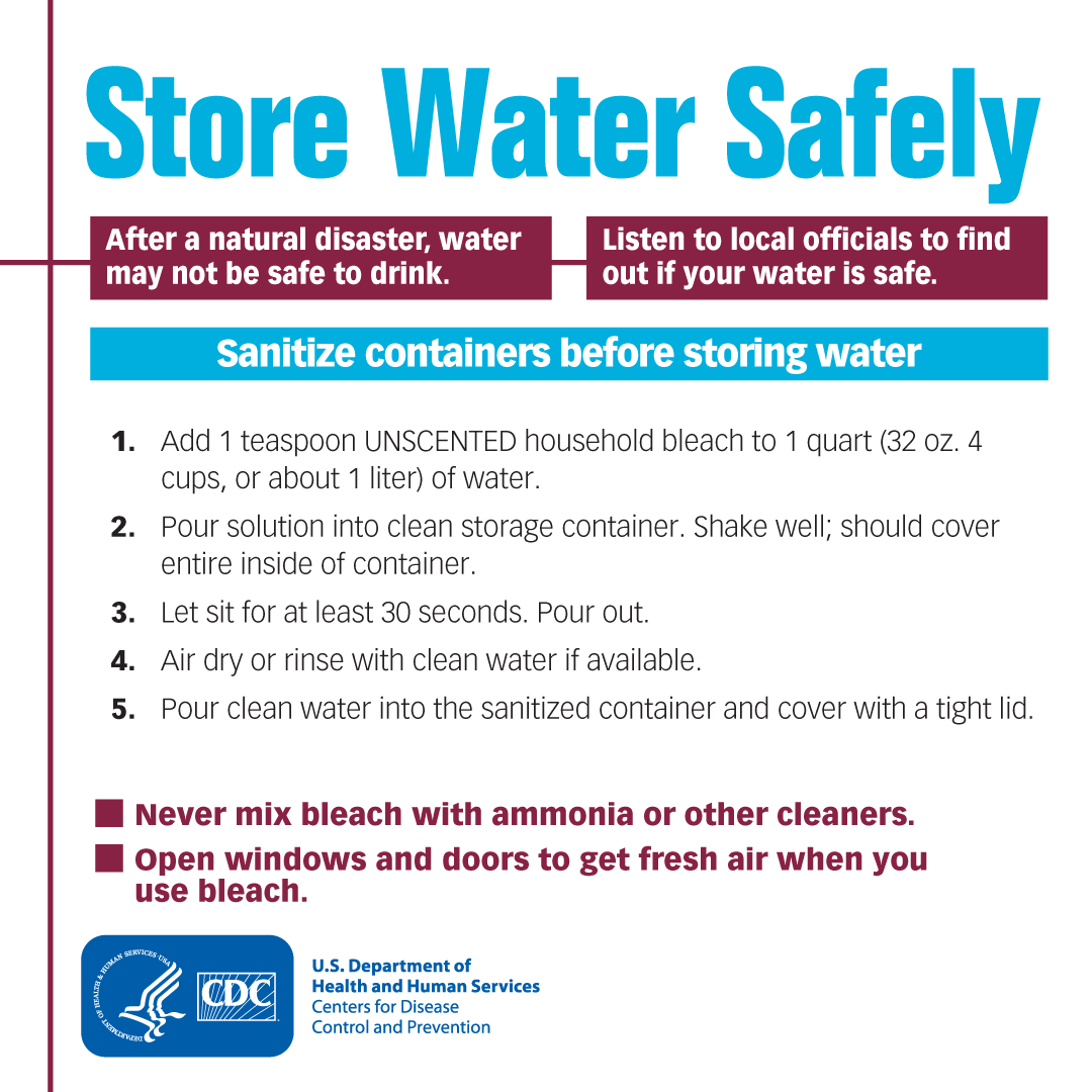 Store Water Safely (FB)