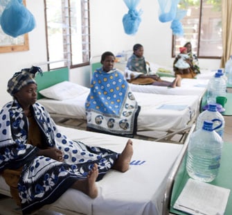 image of patients with safe drinking water