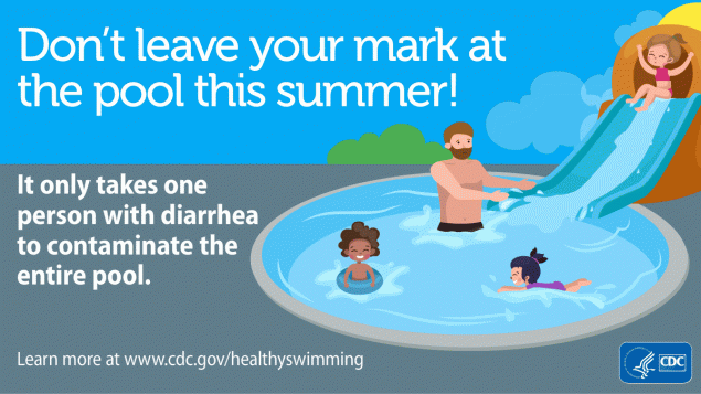 Don't leave your mark at the pool this summer!