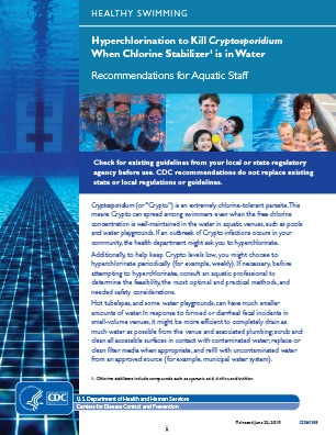 Cover of the Hyperchlorination to Kill Crypto When Chlorine Stabilizer Is in the Water PDF